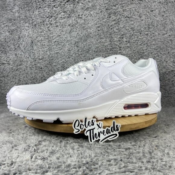 Nike Air Max 90 White Light Crimson Size 15 Men Sneakers DM0029-118 main image 4